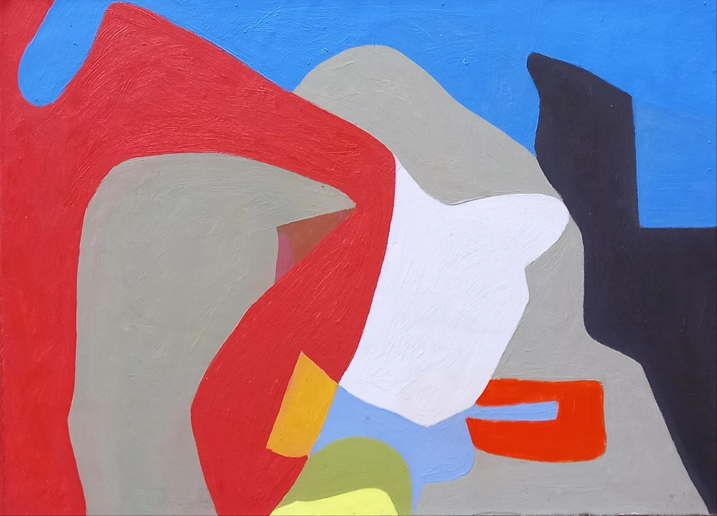 Raakt Nauwelijks II, olieverf op paneel, 24 x 33cm, 2026